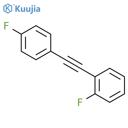 Benzene, 1-fluoro-2-[(4-fluorophenyl)ethynyl]- structure