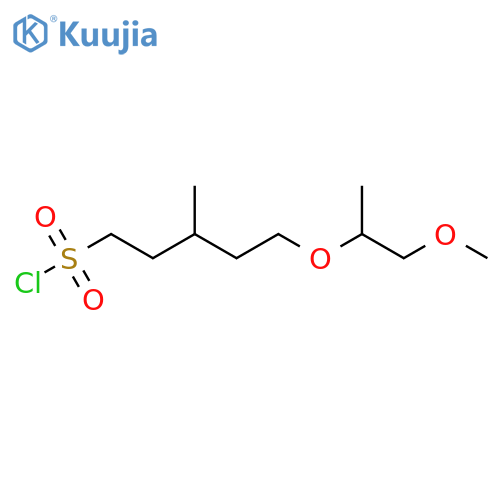 5-(1-methoxypropan-2-yl)oxy-3-methylpentane-1-sulfonyl chloride structure