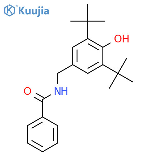 BENZAMIDE, N-[[3,5-BIS(1,1-DIMETHYLETHYL)-4-HYDROXYPHENYL]METHYL]- structure