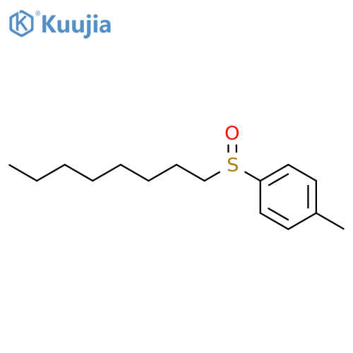 BENZENE, 1-METHYL-4-(OCTYLSULFINYL)- structure