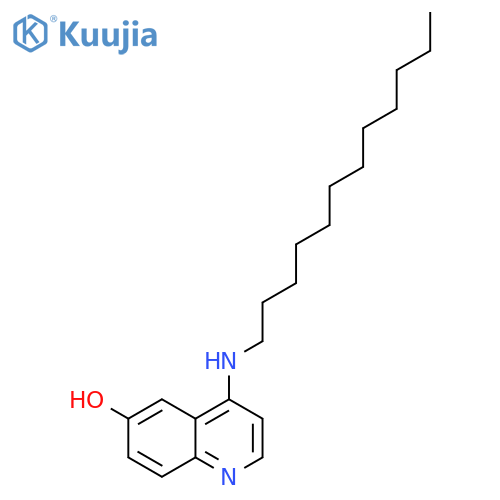 6-Quinolinol, 4-(dodecylamino)- structure