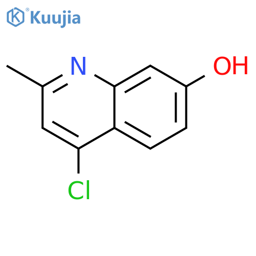 7-Quinolinol, 4-chloro-2-methyl- structure
