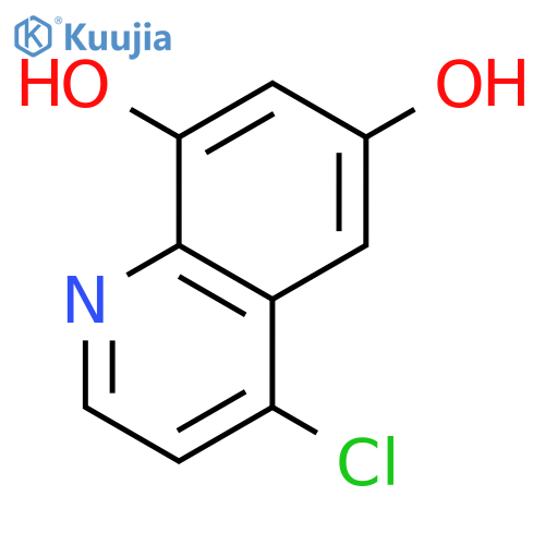 6,8-Quinolinediol, 4-chloro- structure