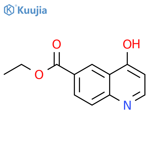 Ethyl 4-hydroxyquinoline-6-carboxylate structure