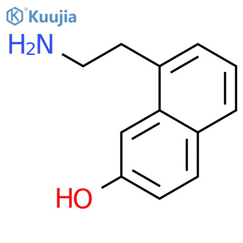 2-(7-Hydroxy-1-naphthyl)ethylamine structure