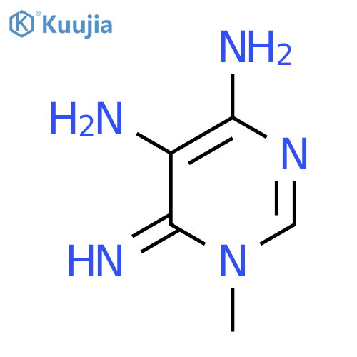 4,5-Pyrimidinediamine, 1,6-dihydro-6-imino-1-methyl- structure