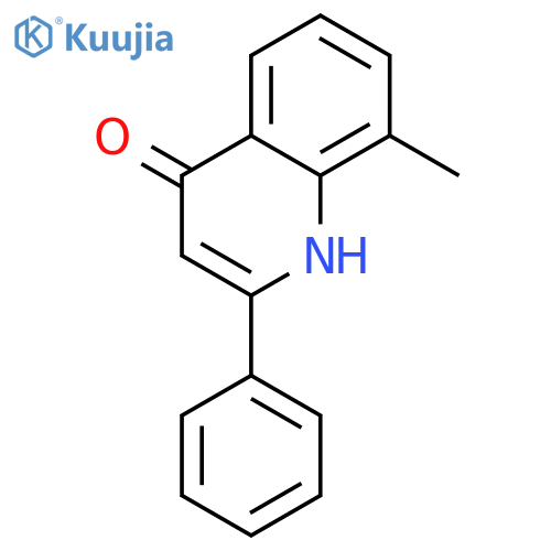4(1H)-Quinolinone, 8-methyl-2-phenyl- structure