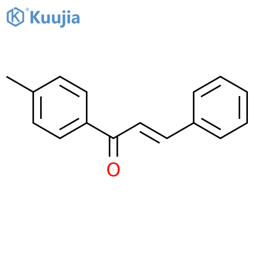 (2E)-1-(4-methylphenyl)-3-phenylprop-2-en-1-one structure