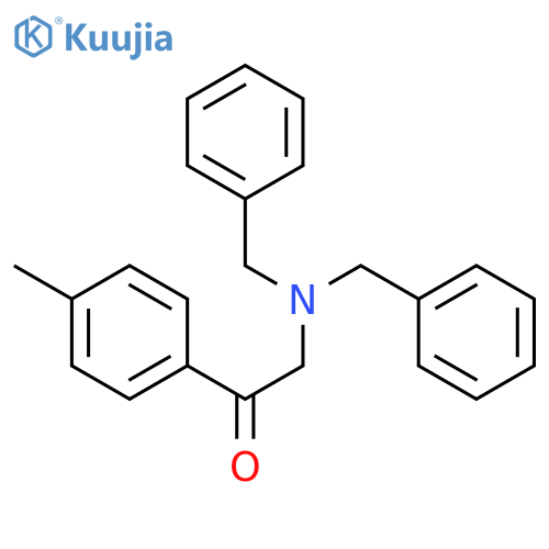 Ethanone,2-[bis(phenylmethyl)amino]-1-(4-methylphenyl)- structure