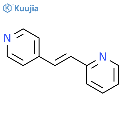 Pyridine,2-[(1E)-2-(4-pyridinyl)ethenyl]- structure