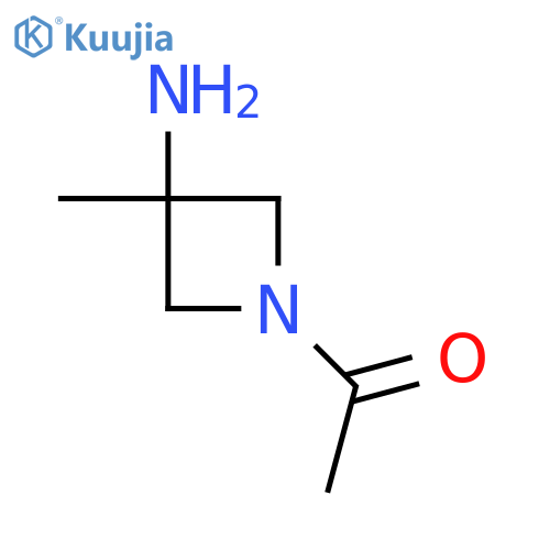 1-(3-Amino-3-methylazetidin-1-yl)ethan-1-one structure