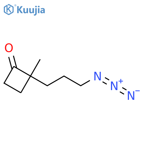 Cyclobutanone, 2-(3-azidopropyl)-2-methyl- structure