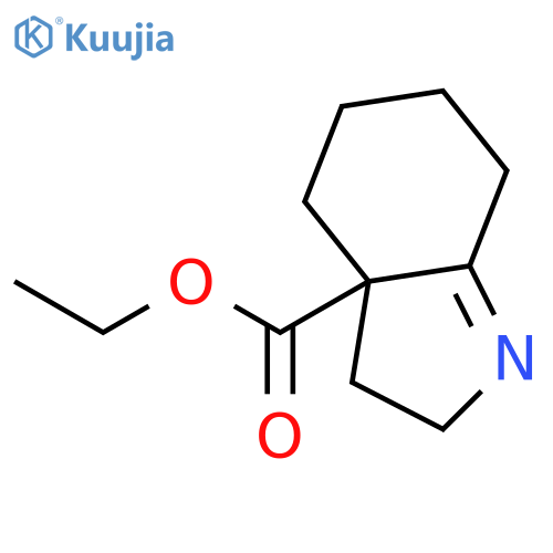 3aH-Indole-3a-carboxylic acid, 2,3,4,5,6,7-hexahydro-, ethyl ester structure