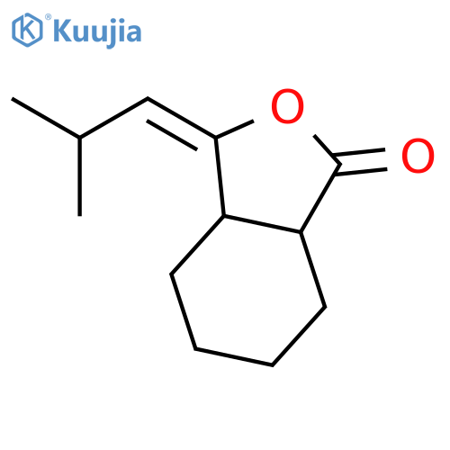 1(3H)-Isobenzofuranone, hexahydro-3-(2-methylpropylidene)- structure