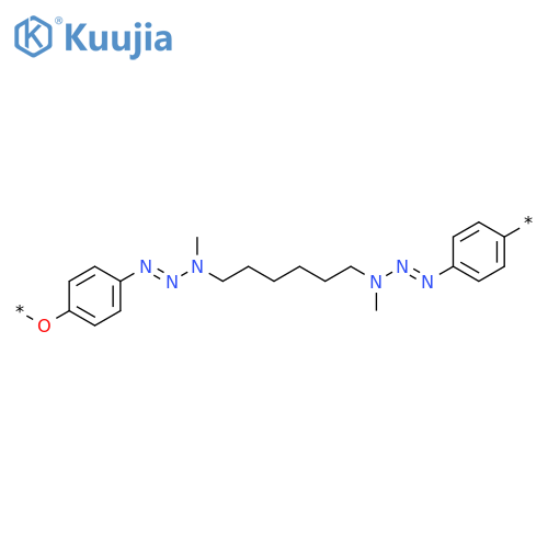 POLY[OXY-1,4-PHENYLENE(3-METHYL-1-TRIAZENE-1,3-DIYL)-1,6-HEXANEDIYL(1-METHYL-2-TRIAZENE-1,3-DIYL)-1,4-PHENYLENE] structure