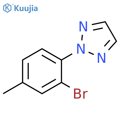2-(2-Bromo-4-methylphenyl)-2H-1,2,3-triazole structure