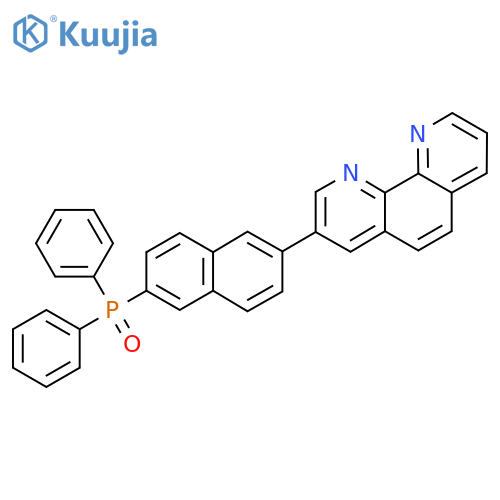 1,10-Phenanthroline, 3-[6-(diphenylphosphinyl)-2-naphthalenyl]- structure