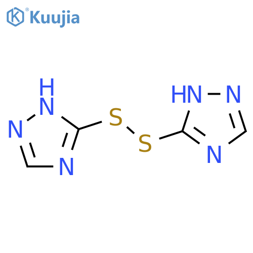 5-(1H-1,2,4-triazol-5-yldisulfanyl)-1H-1,2,4-triazole structure