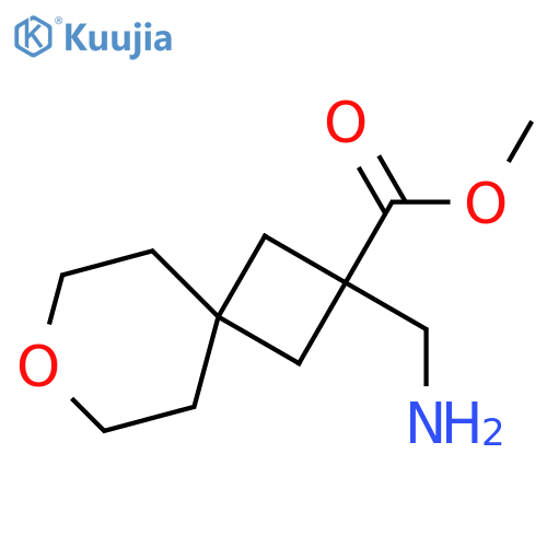 methyl 2-(aminomethyl)-7-oxaspiro3.5nonane-2-carboxylate structure