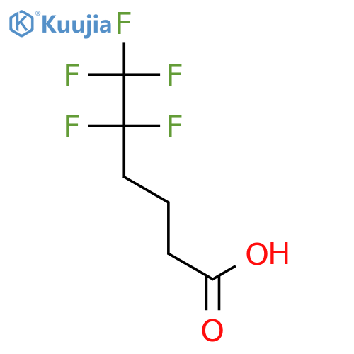 5,5,6,6,6-pentafluorohexanoic acid structure