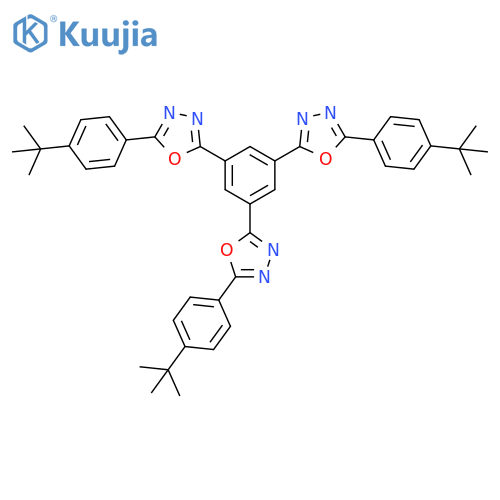1,3,4-Oxadiazole,2,2',2''-(1,3,5-benzenetriyl)tris[5-[4-(1,1-dimethylethyl)phenyl]- structure