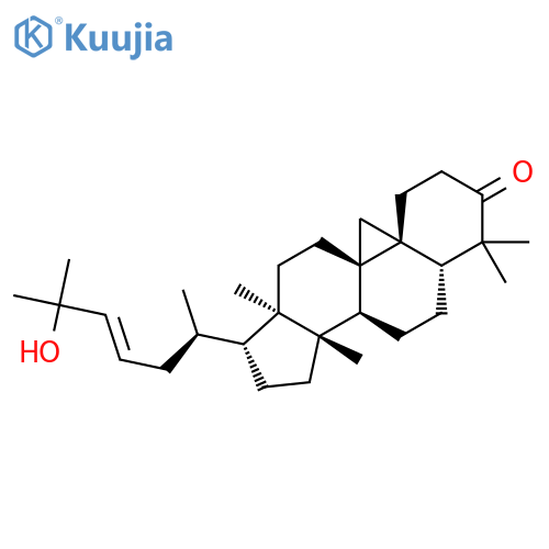 9,19-Cyclolanost-23-en-3-one, 25-hydroxy- structure
