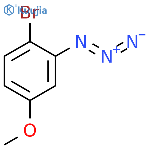 2-azido-1-bromo-4-methoxybenzene structure