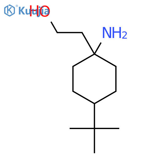 2-(1-amino-4-tert-butylcyclohexyl)ethan-1-ol structure