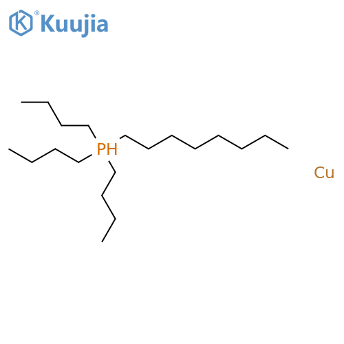 Copper, octyl(tributylphosphine)- structure