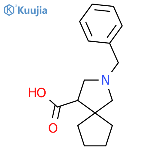 2-benzyl-2-azaspiro[4.4]nonane-4-carboxylic acid structure