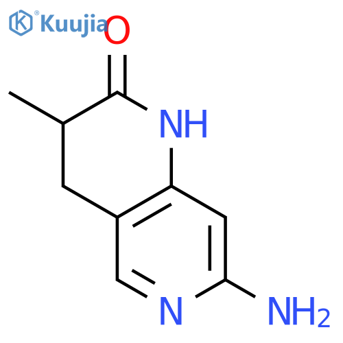 1,6-Naphthyridin-2(1H)-one, 7-amino-3,4-dihydro-3-methyl- structure