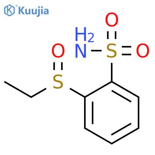 Benzenesulfonamide, 2-(ethylsulfinyl)- structure
