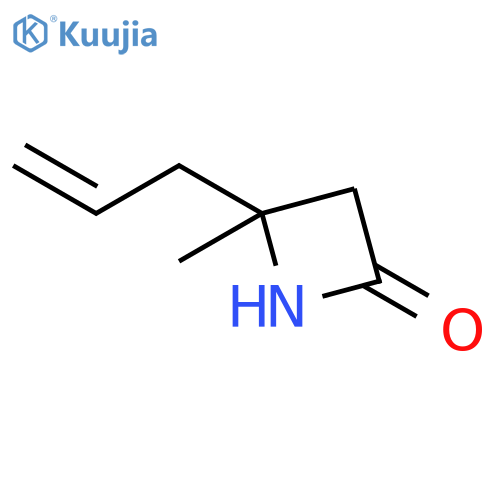 2-Azetidinone, 4-methyl-4-(2-propenyl)- structure