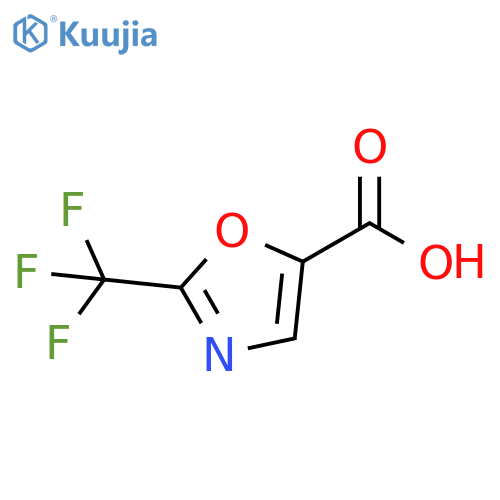 2-(trifluoromethyl)-1,3-oxazole-5-carboxylic acid structure