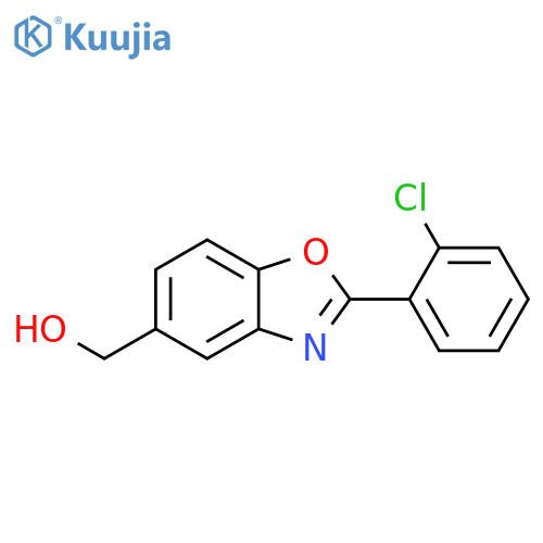 [2-(2-Chloro-phenyl)-benzooxazol-5-yl]-methanol structure
