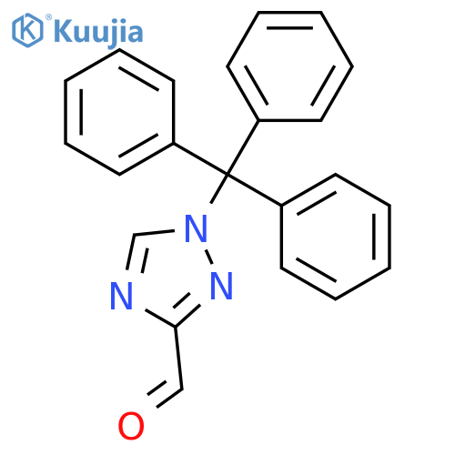 1H-1,2,4-Triazole-3-carboxaldehyde, 1-(triphenylmethyl)- structure