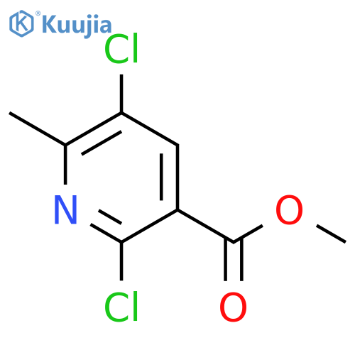 3-Pyridinecarboxylic acid, 2,5-dichloro-6-methyl-, methyl ester structure