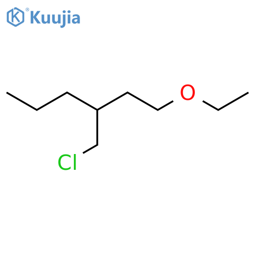 3-(Chloromethyl)-1-ethoxyhexane structure