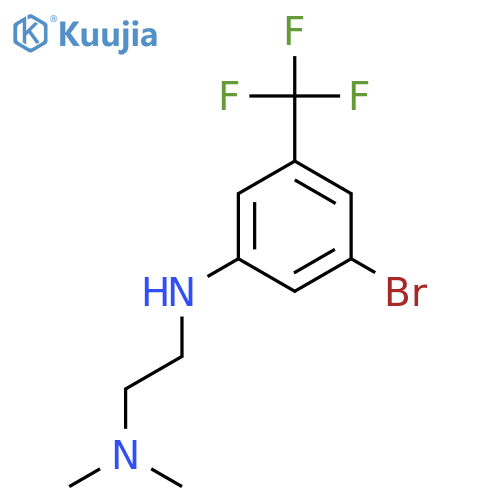 N1-(3-Bromo-5-(trifluoromethyl)phenyl)-N2,N2-dimethylethane-1,2-diamine structure