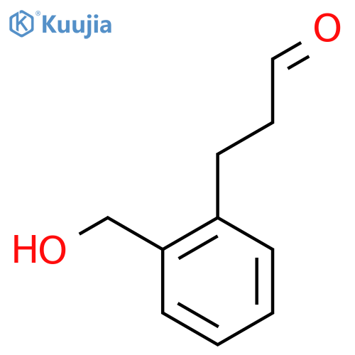 3-(2-Hydroxymethyl-phenyl)-propionaldehyde structure