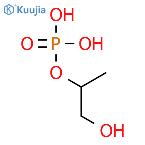 1,2-Propanediol,2-(dihydrogen phosphate) structure