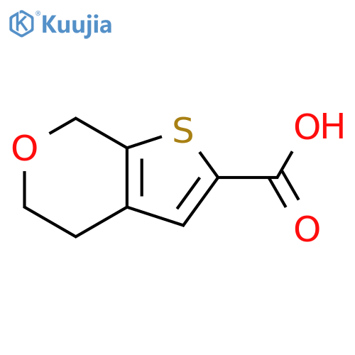 5,7-dihydro-4H-thieno[2,3-c]pyran-2-carboxylic acid structure