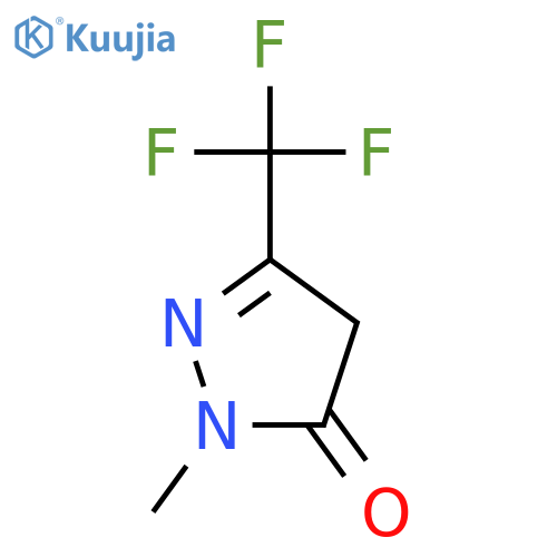 1-Methyl-3-trifluoromethyl-2-pyrazolin-5-one structure