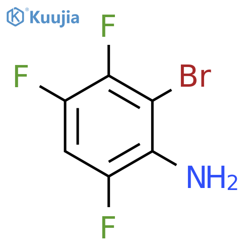 2-Bromo-3,4,6-trifluoroaniline structure