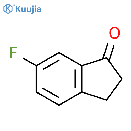 6-fluoro-2,3-dihydro-1H-inden-1-one structure