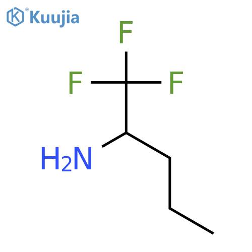 1,1,1-Trifluoropentan-2-amine structure
