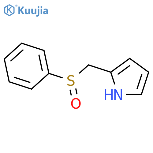 2-((phenylsulfinyl)methyl)-1H-pyrrole structure