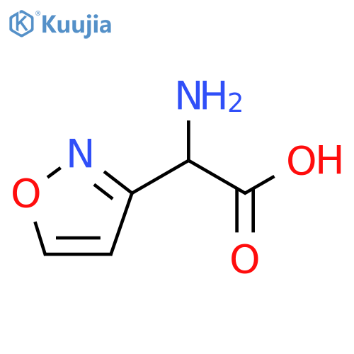 2-amino-2-(1,2-oxazol-3-yl)acetic acid structure