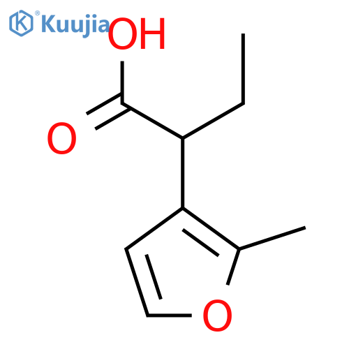 2-(2-methylfuran-3-yl)butanoic acid structure