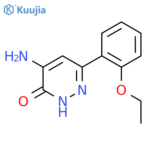 4-Amino-6-(2-ethoxyphenyl)pyridazin-3-ol structure